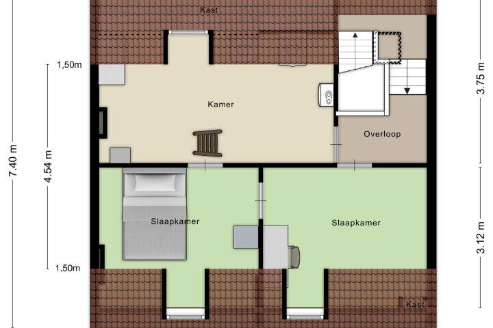 Foto 50 - Vincentiusstraat 56, Roosendaal