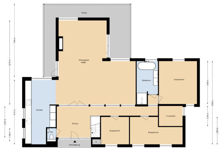 Plattegrond – Vinkedelstraat 1, Simpelveld
