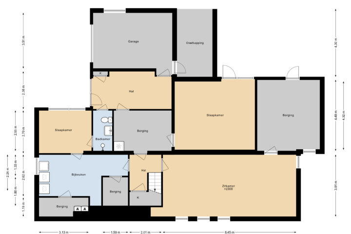 Plattegrond – Vinkedelstraat 1, Simpelveld