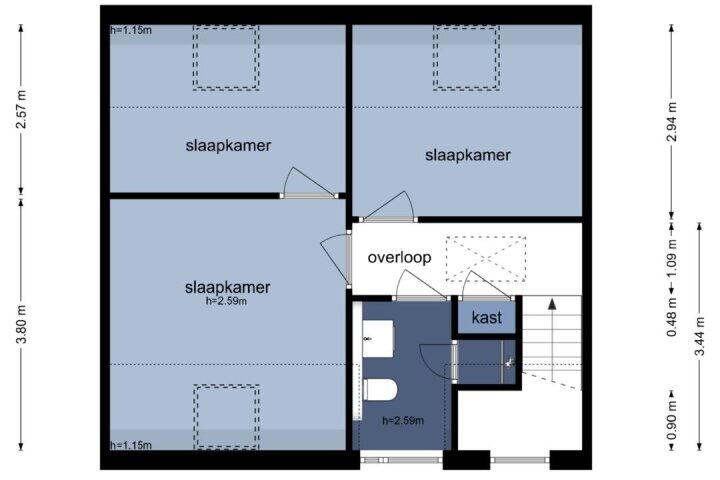 Plattegrond – Vlaanderen 13, Doetinchem