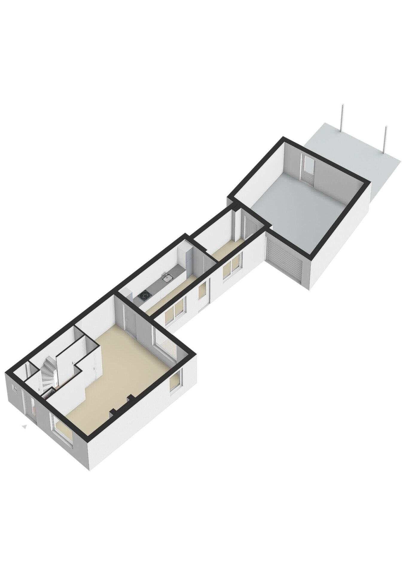 Plattegrond 2 - Vlengendaal 73, Bocholtz