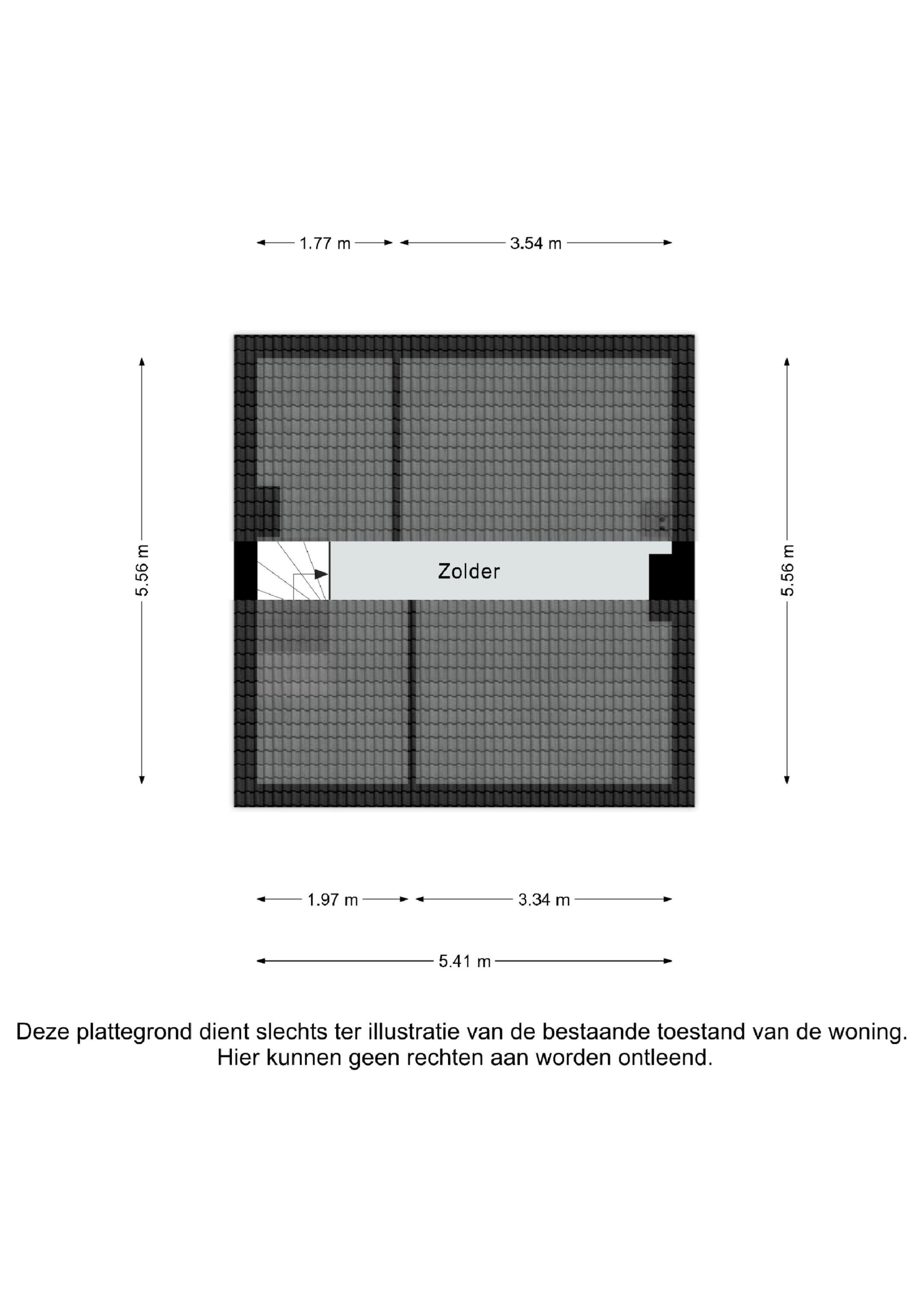 Plattegrond 5 - Vlengendaal 73, Bocholtz