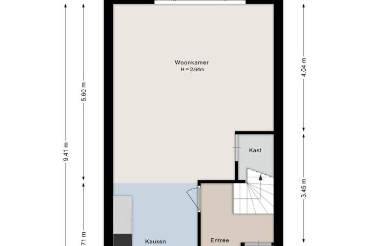 Plattegrond – Vlier 19, Giethoorn
