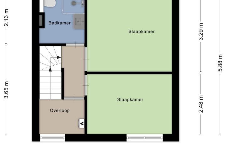 Plattegrond – Vlierbesplein 19, Zeewolde