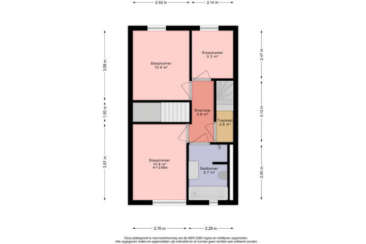 Plattegrond – Vlietpolderstraat 12, Den Haag