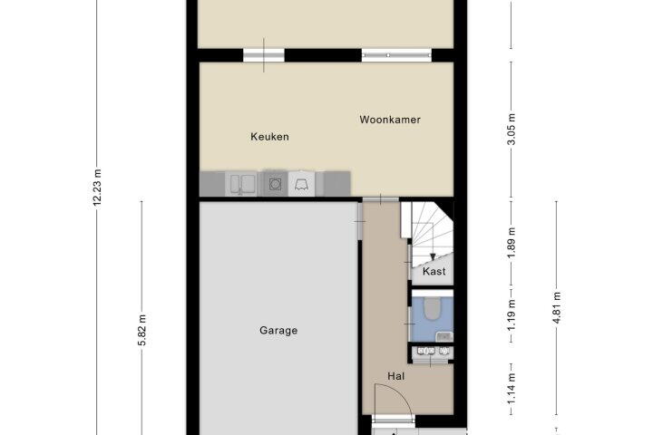 Plattegrond – Vlietstroom 59, Zeewolde
