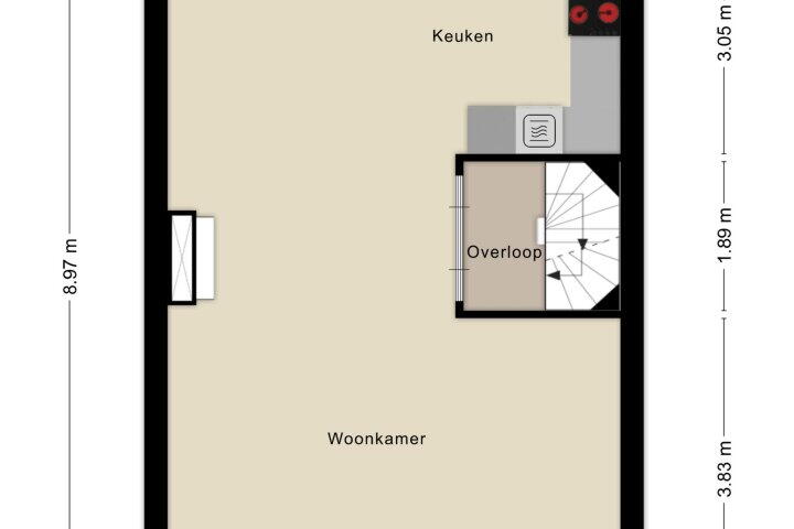 Plattegrond – Vlietstroom 59, Zeewolde