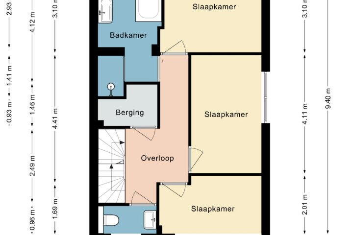 Plattegrond – Vloedstraat 5, Nuth
