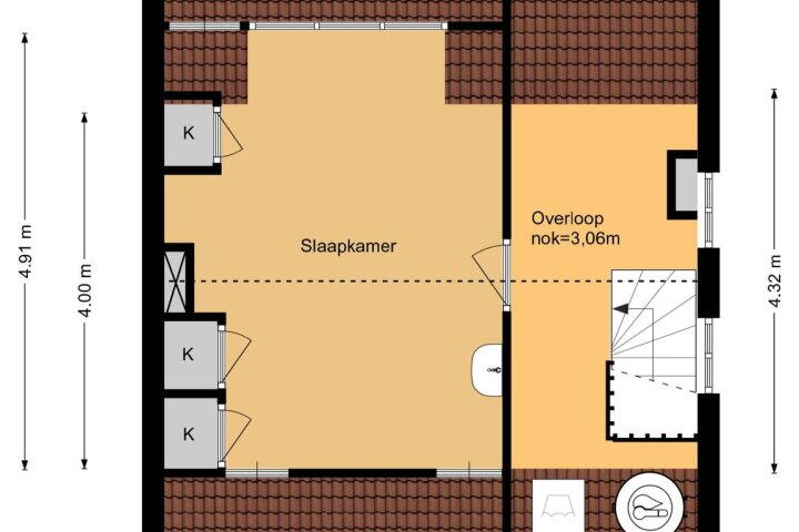Plattegrond – v Mecklenburg Schwerinlaan 27, Waddinxveen