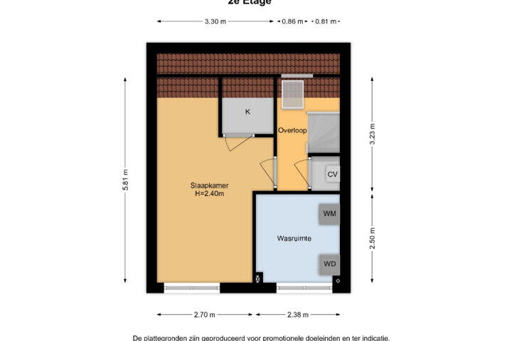 Plattegrond – Vogeldreef 5, Zoetermeer