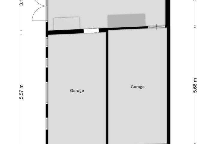 Plattegrond – Voltastraat 2 A, Roosendaal