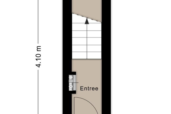 Plattegrond – Vondelweg 16 RD, Haarlem