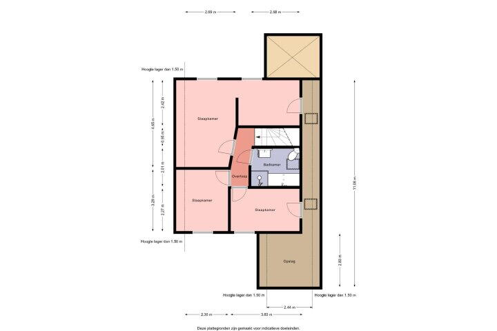 Plattegrond – Voorhuis 96, Drachten