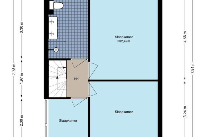 Plattegrond – Voornsehoek 20, Amstelveen