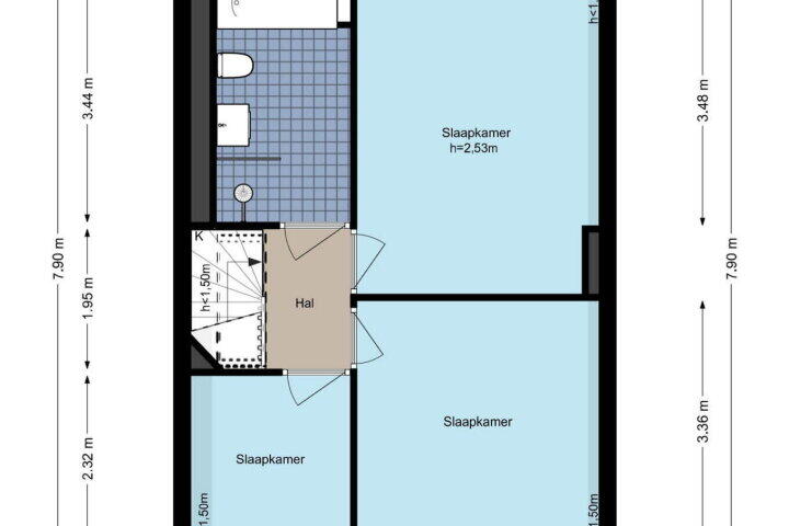 Plattegrond – Voornsehoek 20, Amstelveen
