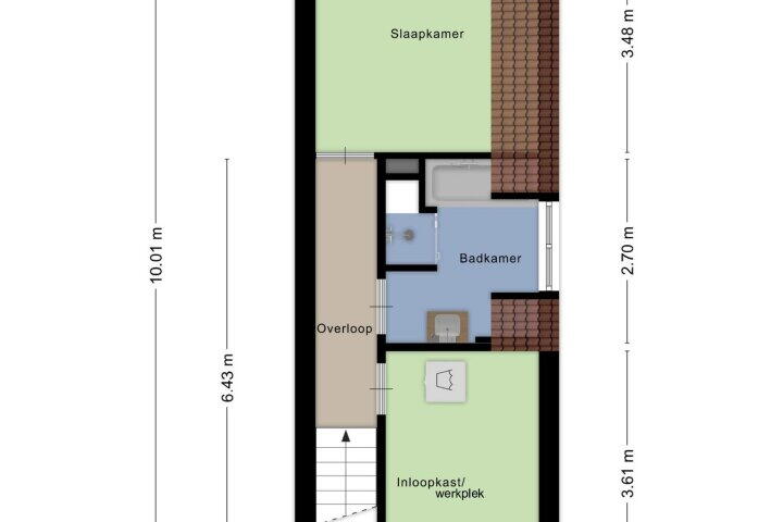 Plattegrond – Voorstadslaan 122, Nijmegen