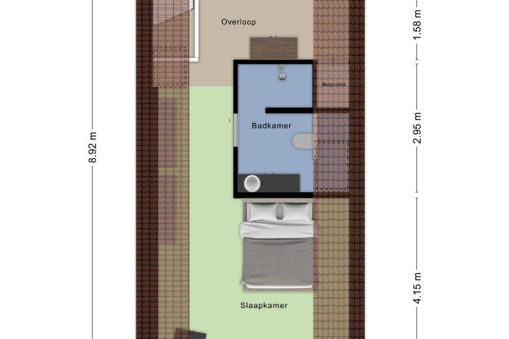 Plattegrond – Voorstraat 3, Roosendaal