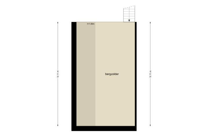 Plattegrond – Voorstraat 44 A, Velddriel