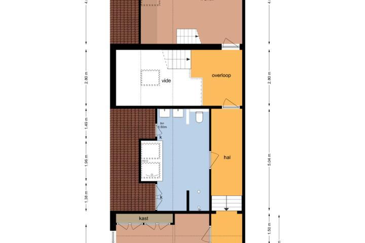 Plattegrond – Voorstraat 44 A, Velddriel