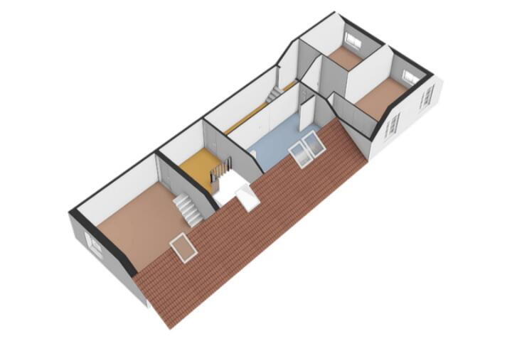 Plattegrond – Voorstraat 44 A, Velddriel