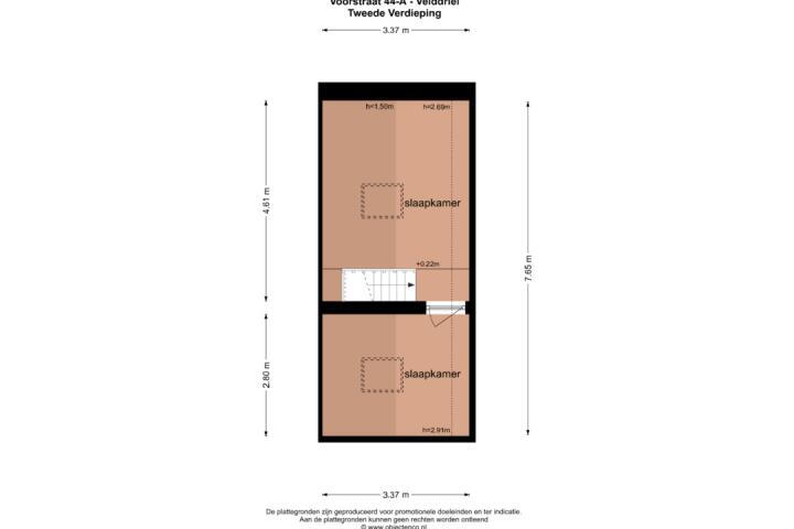 Plattegrond – Voorstraat 44 A, Velddriel