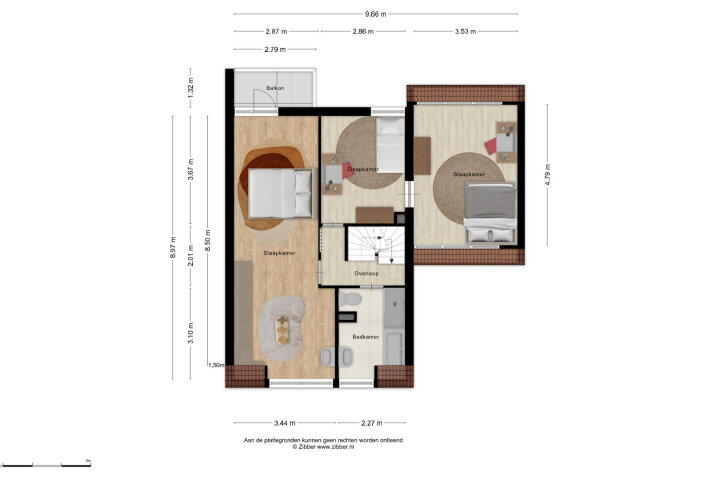 Plattegrond – Vorselaar 7, Oosterhout