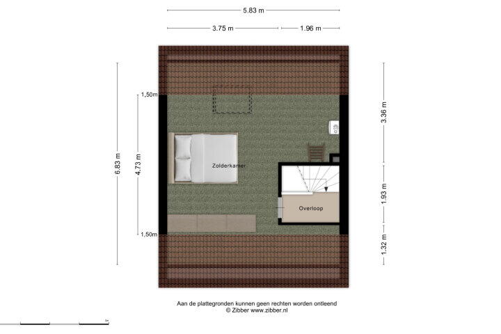 Plattegrond – Vorselaar 7, Oosterhout