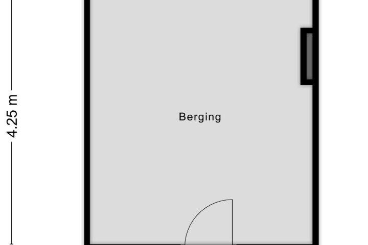 Plattegrond – Vossenlaan 351, Nijmegen