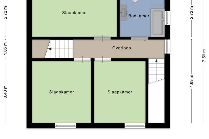 Plattegrond – Vredeslaan 3, Limbricht