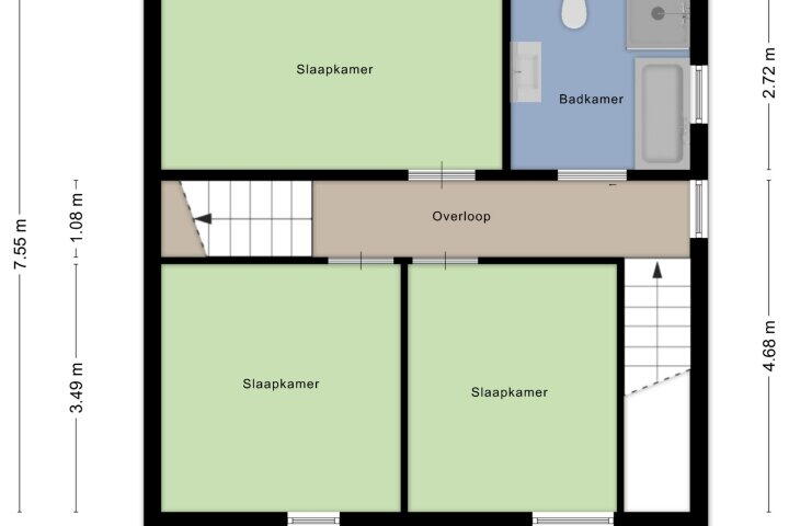 Plattegrond – Vredeslaan 3, Limbricht
