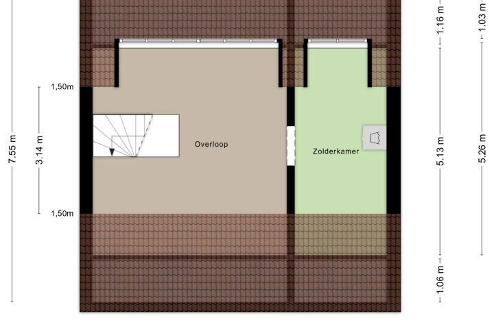 Plattegrond – Vredeslaan 3, Limbricht