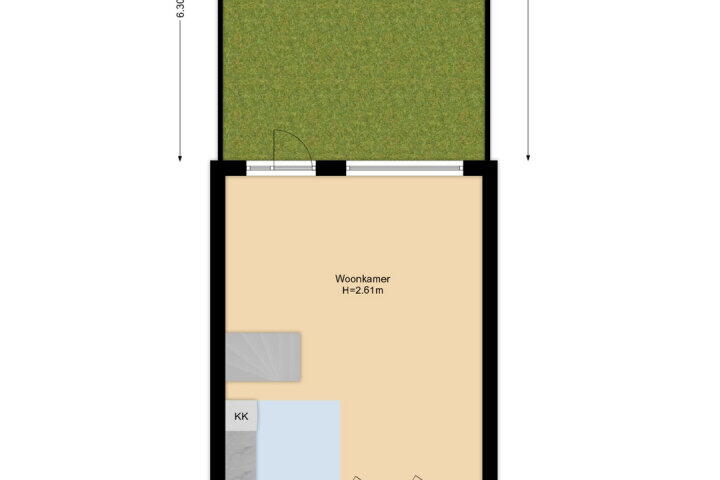 Plattegrond – Vreebos 67, Zoetermeer