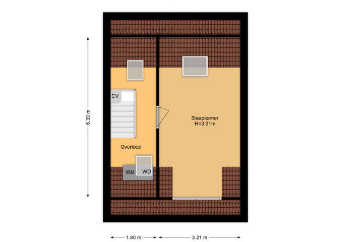 Plattegrond – Vreebos 67, Zoetermeer