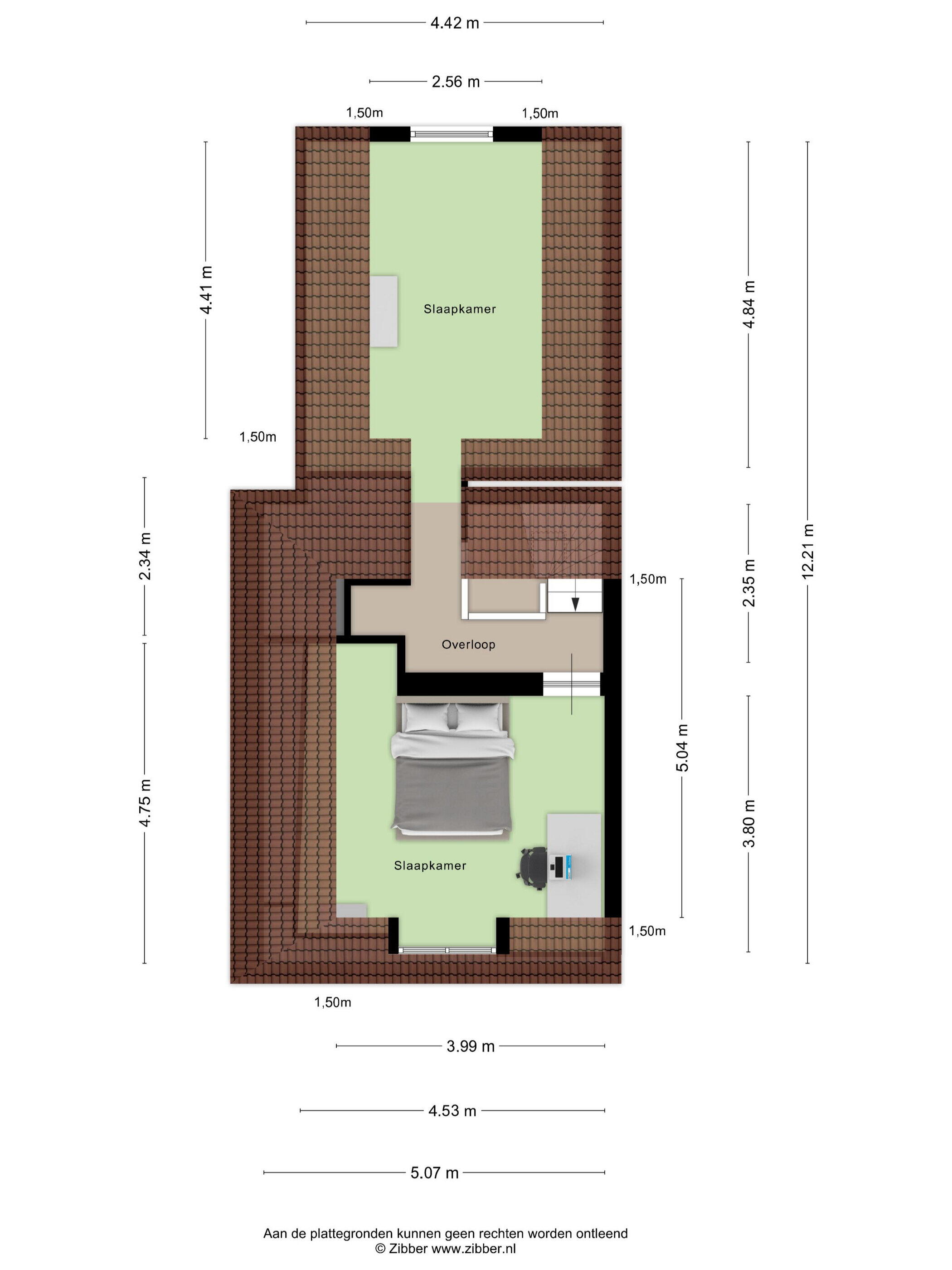 Plattegrond 4 - Vughtstraat 6, Roosendaal