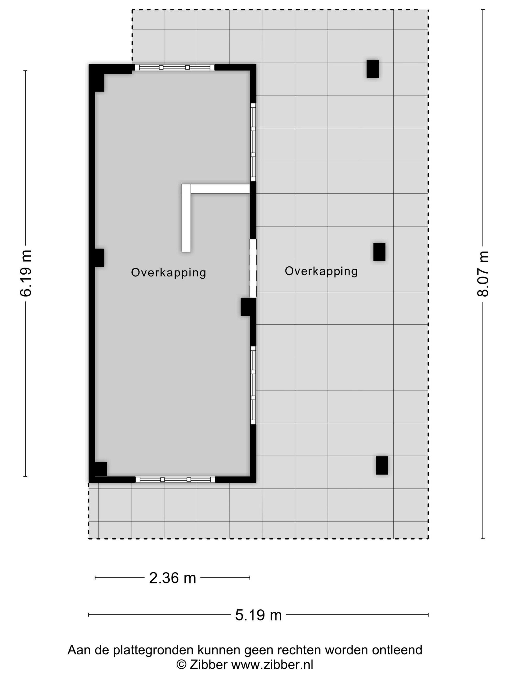 Plattegrond 6 - Vughtstraat 6, Roosendaal