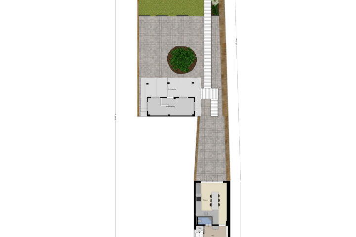 Plattegrond – Vughtstraat 6, Roosendaal