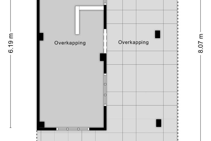 Plattegrond – Vughtstraat 6, Roosendaal