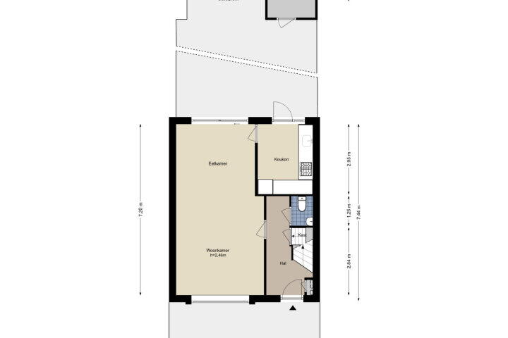 Plattegrond – Vuurdoornlaan 26, Amstelveen