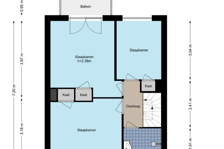 Plattegrond – Vuurdoornlaan 26, Amstelveen