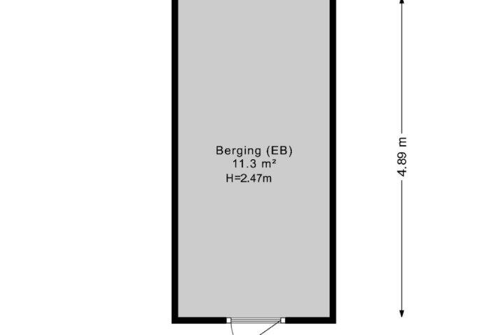 Plattegrond – Vuursteenstraat 36, Groningen