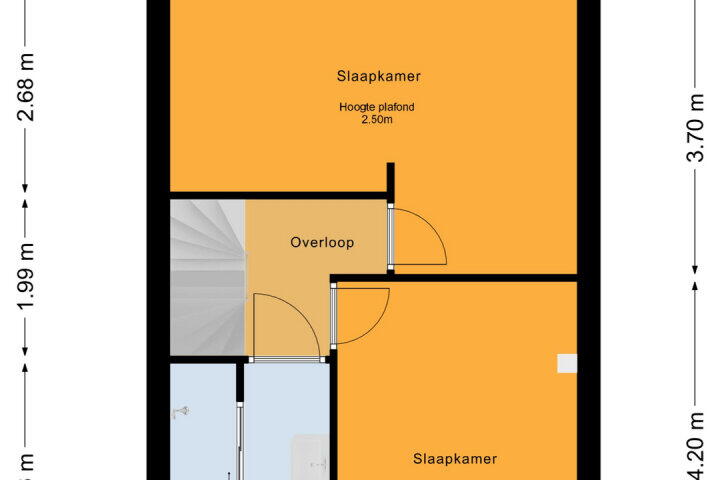 Plattegrond – Waalstraat 131, Almere