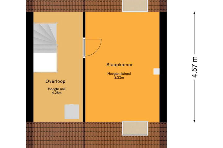 Plattegrond – Waalstraat 131, Almere
