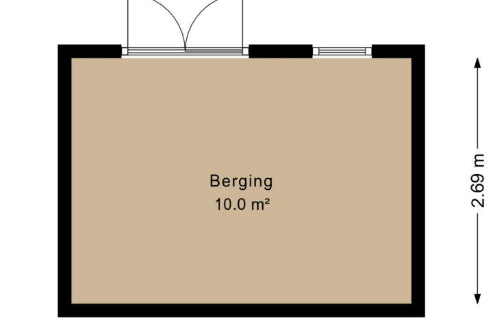 Plattegrond – Waardeel 1 H, Steenwijk