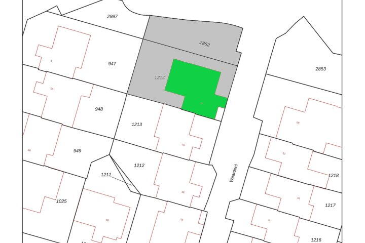 Plattegrond – Waardeel 1 H, Steenwijk