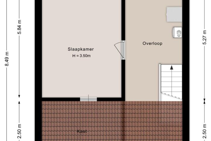 Plattegrond – Waardeel 78, Steenwijk