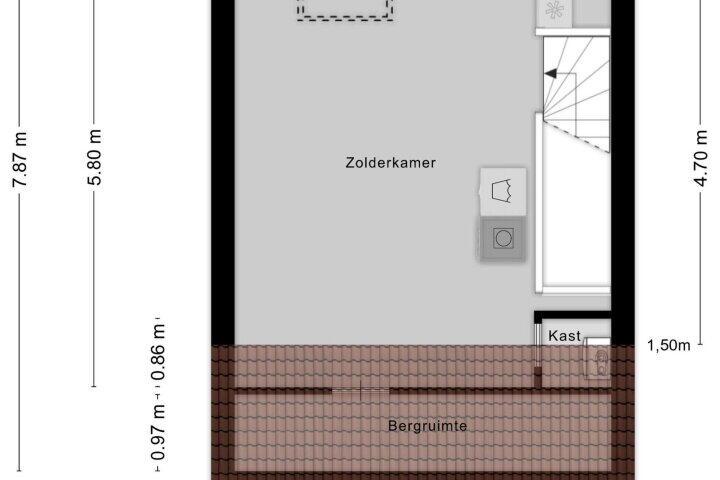 Plattegrond – Wagenmaker 76, Wijchen
