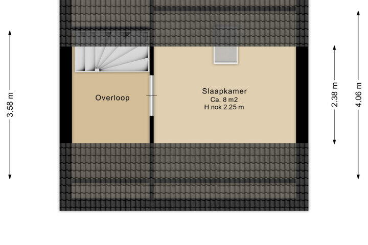Plattegrond – Walakker 8, Beilen