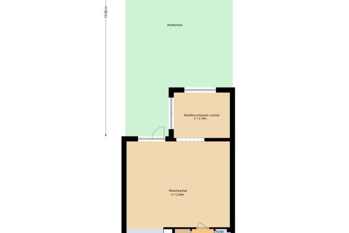 Plattegrond – Wandelakker 13, Breda