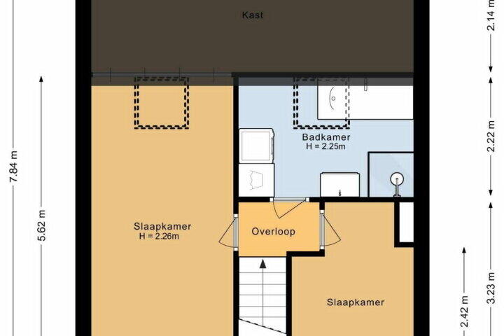 Plattegrond – Wandelakker 13, Breda