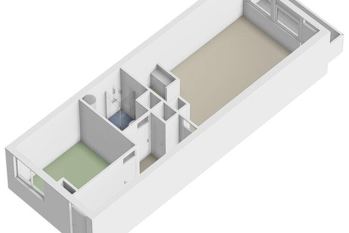Plattegrond – Wannerplein 44, Heerlen